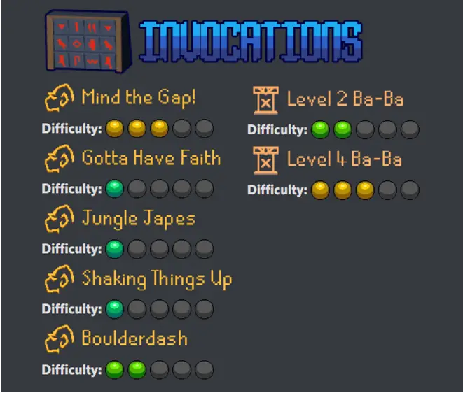 ba-ba invocations osrs