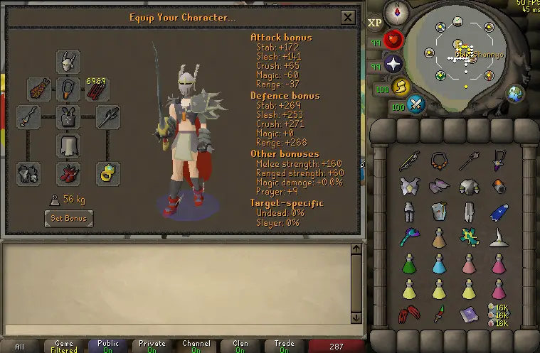 OSRS gear setup for ToA