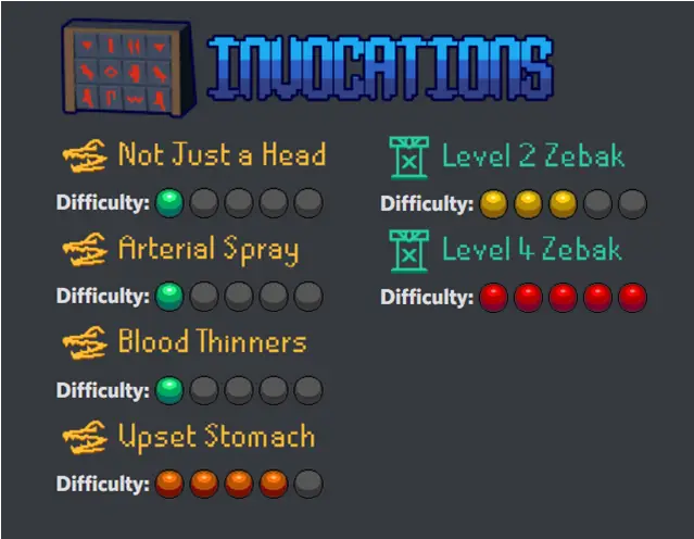 Zebak invocations osrs