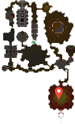 osrs map of forthos dungeon