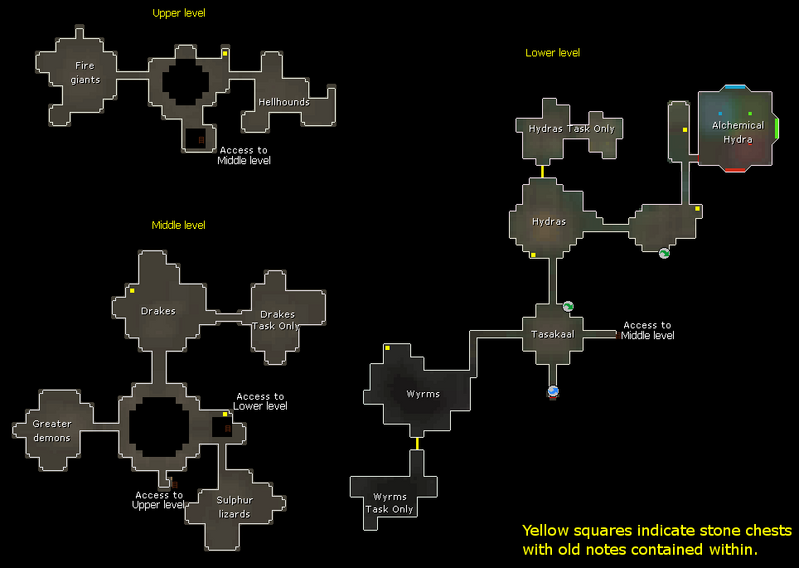 osrs Karuulm Slayer Dungeon map