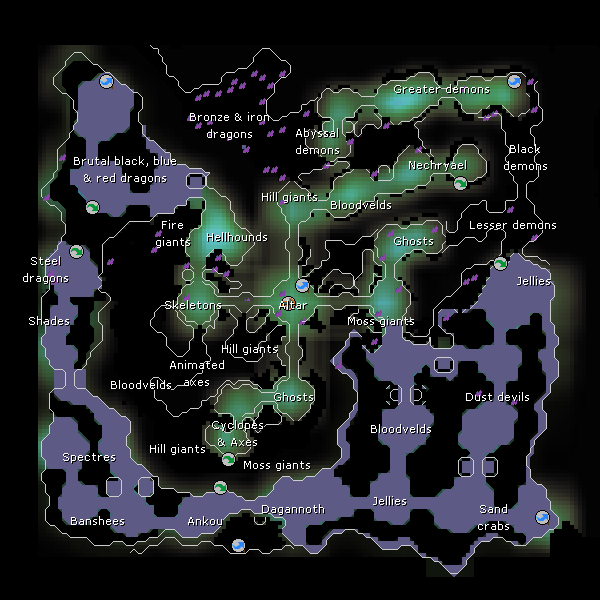 osrs catacombs of kourend map