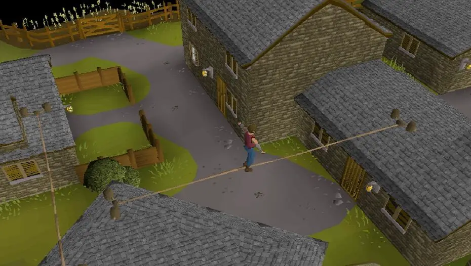Draynor Rooftop agility course