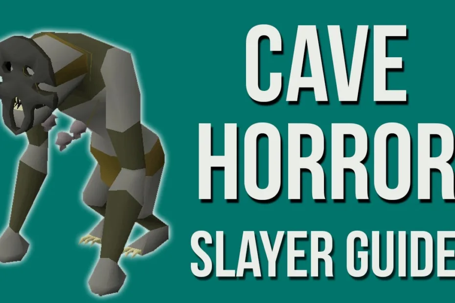 osrs cave horror guide