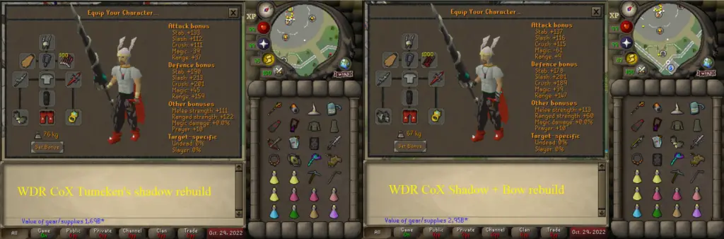 osrs rebuild setups for cox