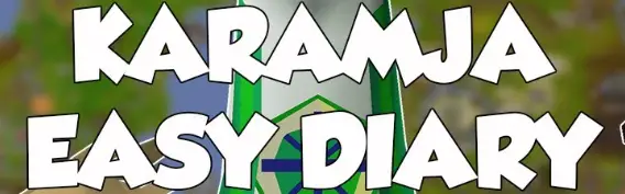 osrs karamja easy diary guide