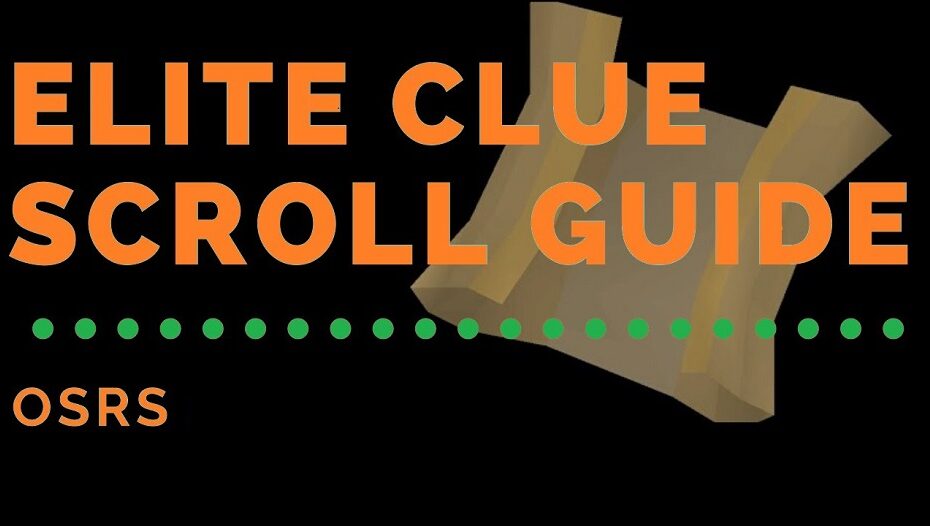 osrs elite clue scroll guide