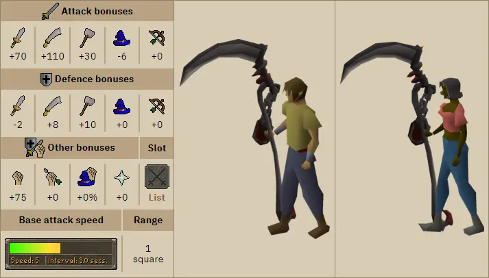 osrs scythe stats