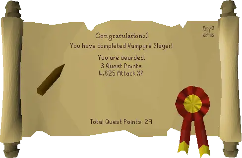 osrs Vampyre Slayer rewards