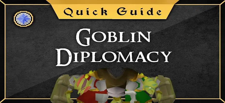 osrs Goblin Diplomacy guide
