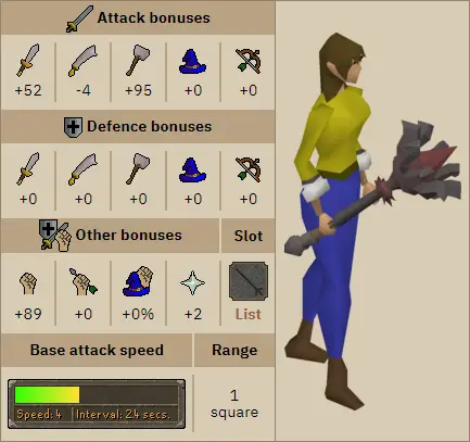 Inquisitor's Mace stats osrs