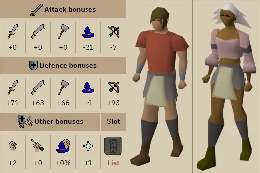 osrs bandos tassets stats