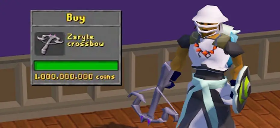 osrs zaryte crossbow