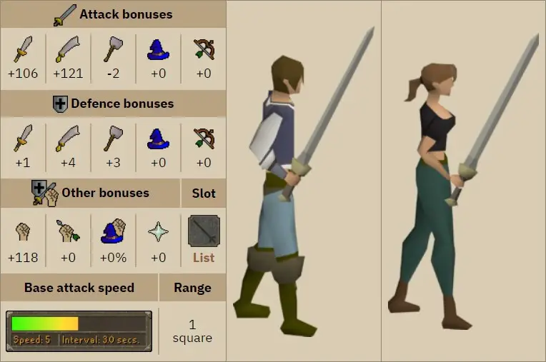 osrs vesta longsword stats