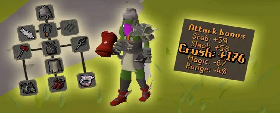 osrs best crush weapon