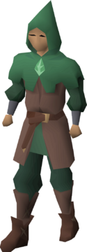 mean wearing Forestry outfit osrs